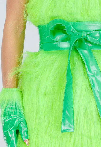 KOSTUUM Strapless Grinch Kostuum