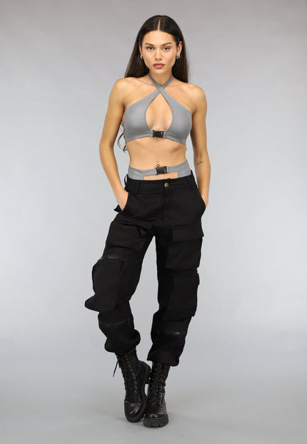 NEW2911 Reflecterende Two Piece met Cut Outs