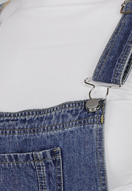 NEW300425 Denim Tuinbroek Playsuit