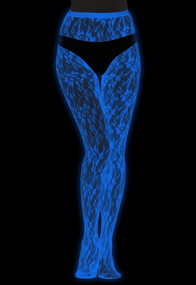 NEW300425 Glow in the Dark Kanten Panty