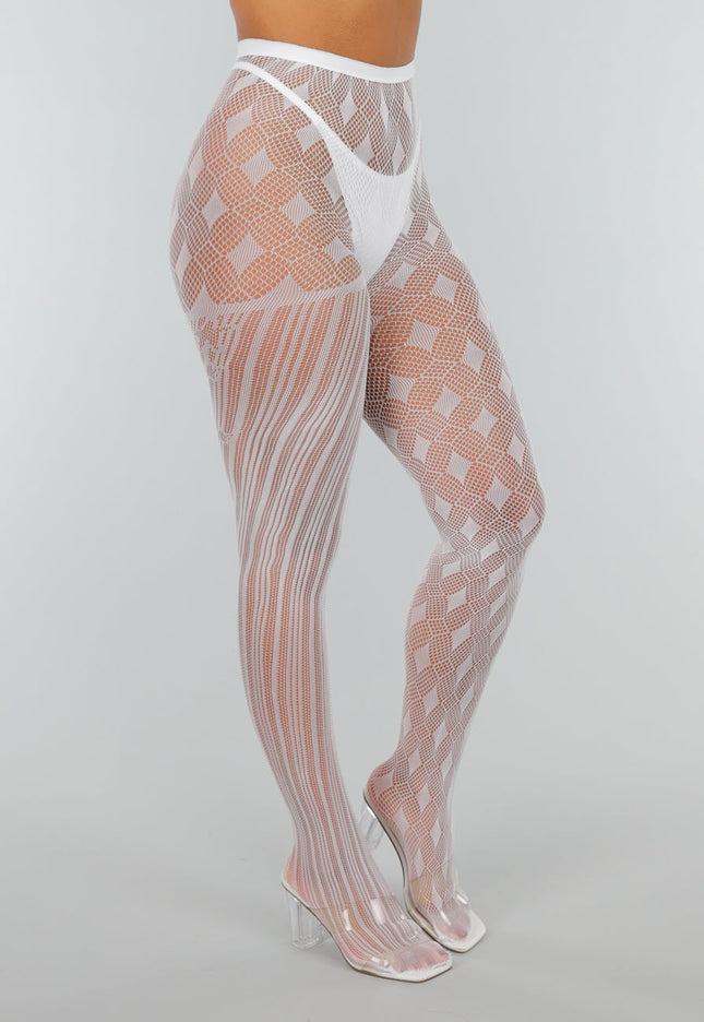 NEW300425 Glow in the Dark Panty met Ruiten en Strepen