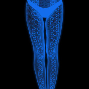 NEW300425 Panty met Glow in the Dark Strikmotief