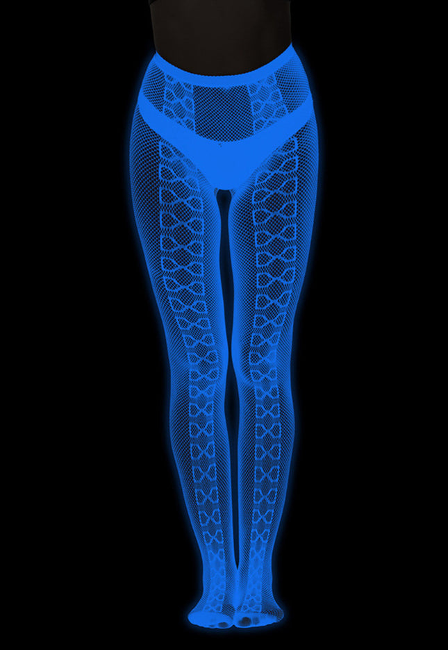 NEW300425 Panty met Glow in the Dark Strikmotief