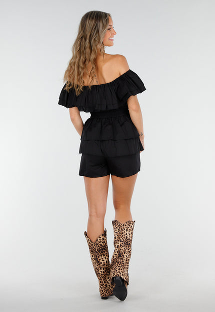 NEW300725 Luipaard Overlap Cowboylaarzen