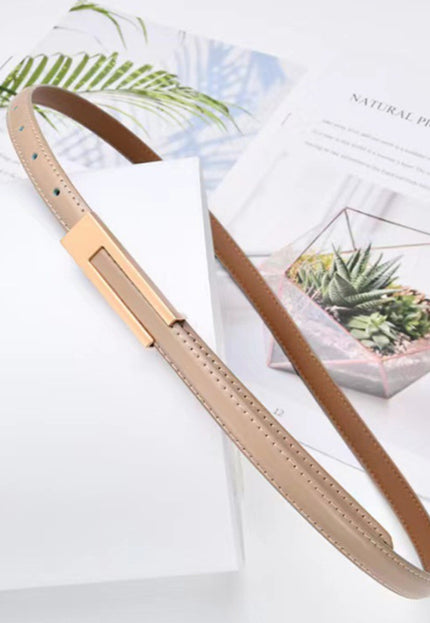 NEW210126 Beige Riem met Gouden Detail