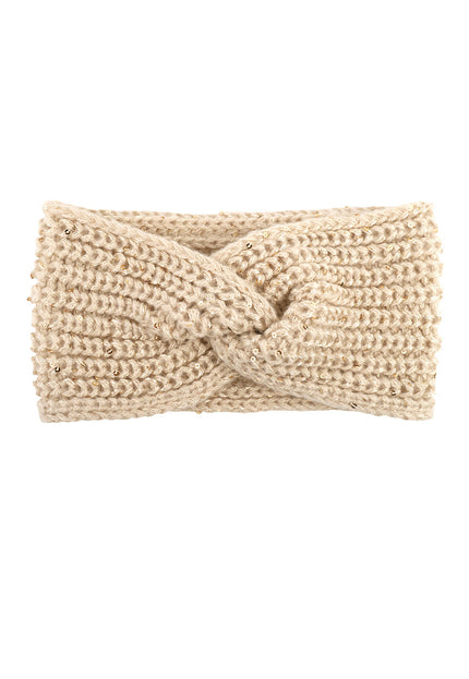 NEW3010 Gebreide Haarband met Pailletten