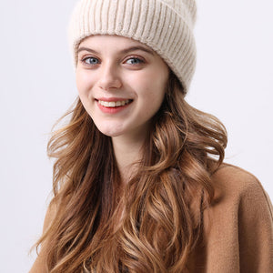 NEW3010 Gebreide Muts met Pompon