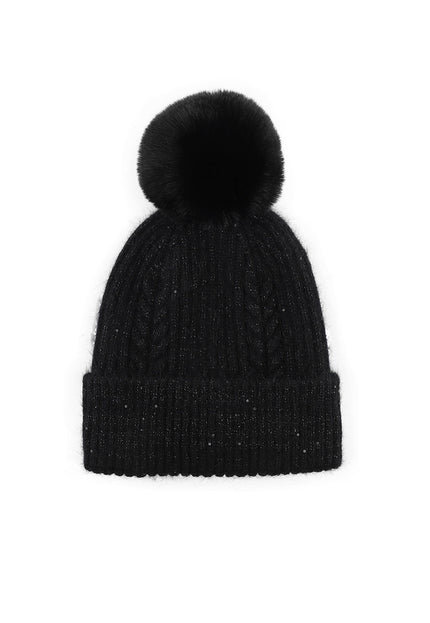 NEW3010 Gebreide Muts met Pompon