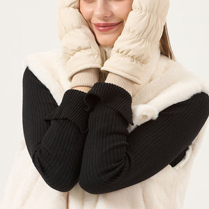 NEW3010 Gewatteerde Wanten met Boorden