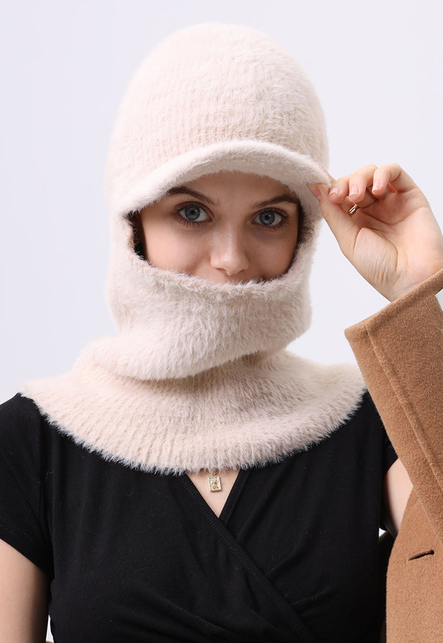 NEW3010 Gezichts Bedekkende Muts met Klep