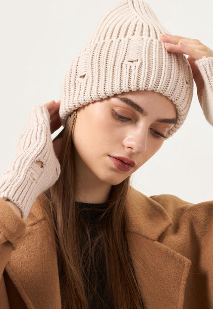 NEW3010 Grove Gebreide Ripped Muts