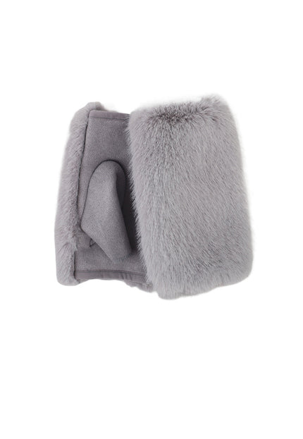 NEW3010 Halve Faux Fur Handschoenen
