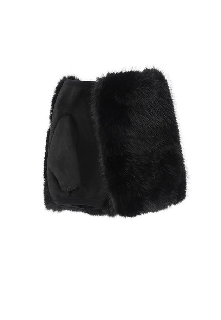 NEW3010 Halve Faux Fur Handschoenen