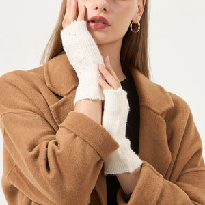 NEW3010 Halve Hanschoenen met Strass Steentjes