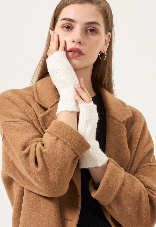 NEW3010 Halve Hanschoenen met Strass Steentjes