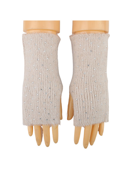 NEW3010 Halve Hanschoenen met Strass Steentjes