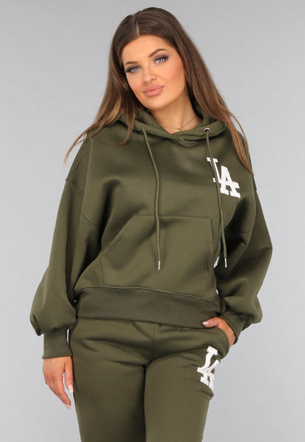 OP=OP.32.NL Khaki Joggingpak met Tekst