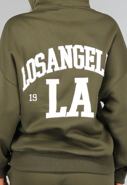 OP=OP.32.NL Khaki Joggingpak met Tekst