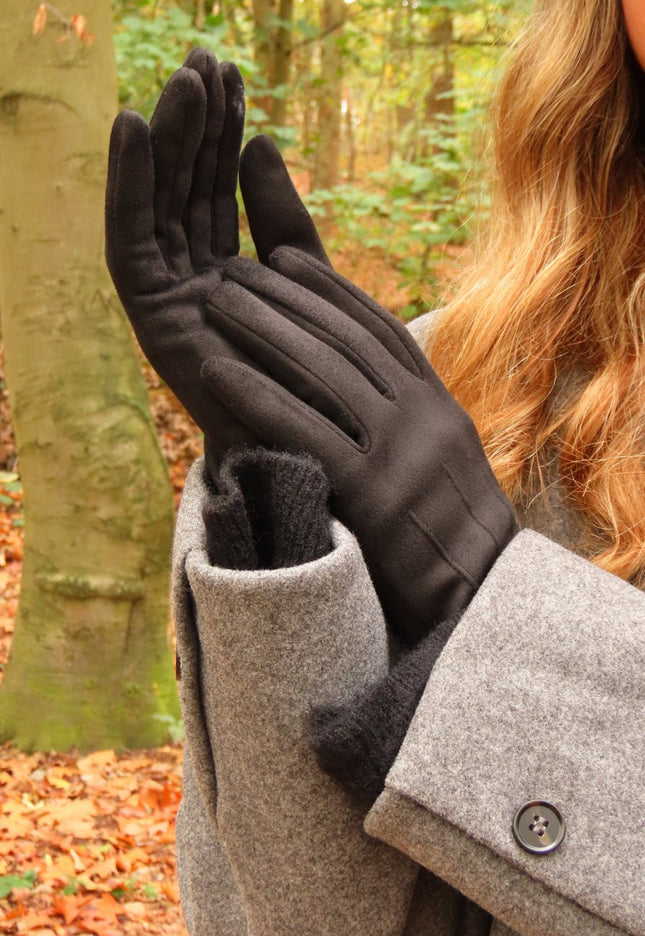 NEW3010 Suèdelook Touchscreen Handschoenen