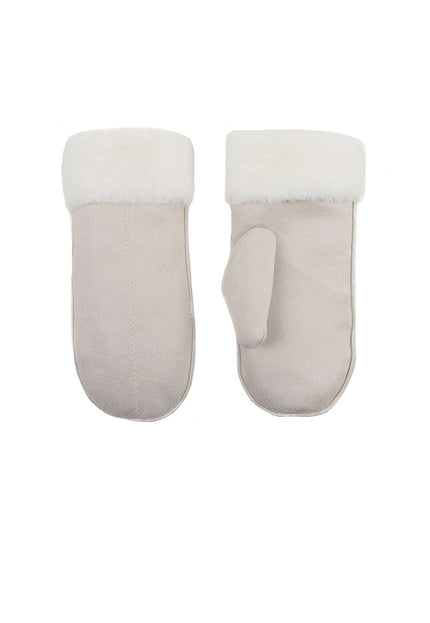 NEW3010 Suèdelook Wanten met Bont Randje