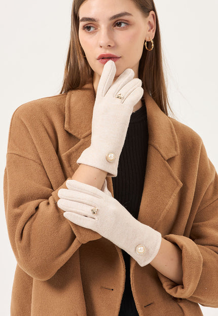 OP=OP.05.NL Zachte Handschoenen met Gouden Details