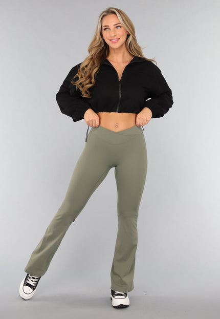 OP=OP.51.NL Zwart Cropped Sportvest