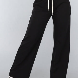NEW3010 Zwarte Wide Leg Jogger