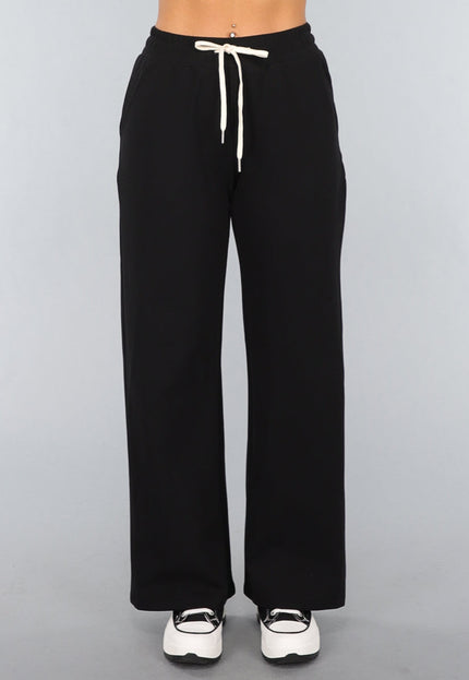 NEW3010 Zwarte Wide Leg Jogger