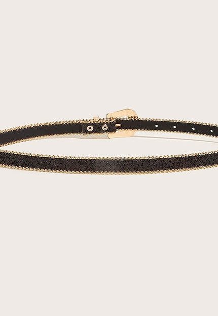 NEW3011 Gouden Parel Riem met Sierlijke Gesp