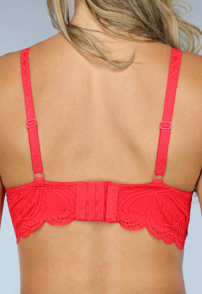 OP=OP.09.NL Rode Kanten Crop Top met Padding