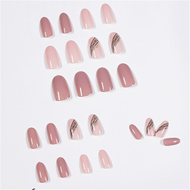 Nude Kunst Nagels met Design