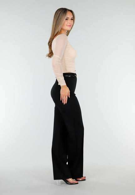 OP=OP.! Beige Off Shoulder Stretch Top