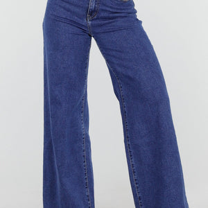 OP=OP.! Blauwe Wide Leg Jeans