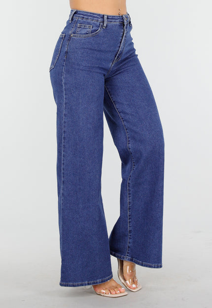 OP=OP.! Blauwe Wide Leg Jeans