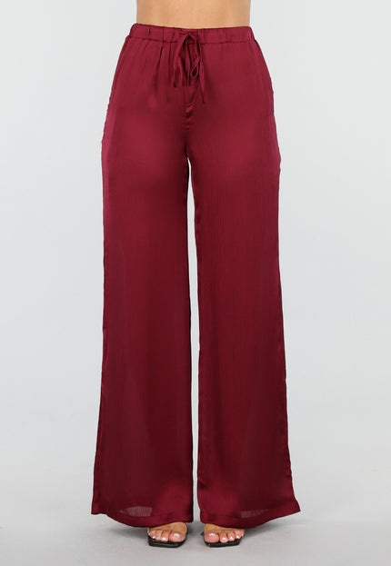 OP=OP.! Bordeaux Satijnlook Matching Set
