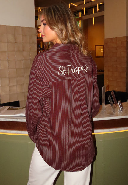 OP=OP.! Bruin Gestreepte St. Tropez Blouse