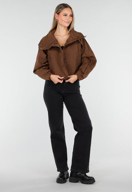 OP=OP.! Bruine Cropped Windbreaker