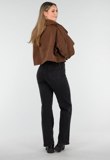OP=OP.! Bruine Cropped Windbreaker
