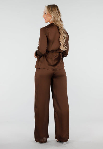 OP=OP.! Bruine Satijnlook Matching Set