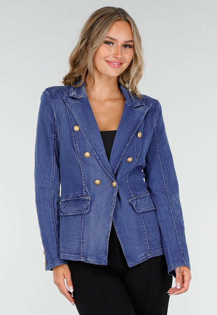 OP=OP.! Donkerblauwe Jeans Blazer