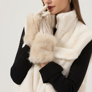 OP=OP.! Faux Fur Handschoenen