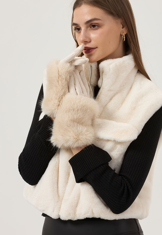 OP=OP.! Faux Fur Handschoenen