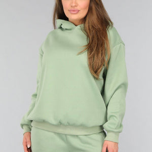 OP=OP.! Groene Short Set met Hoodie