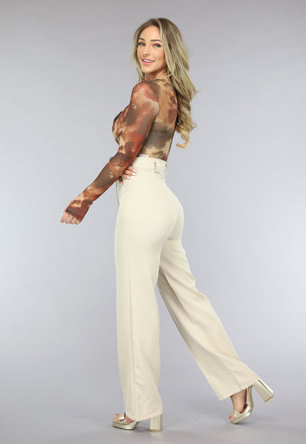 OP=OP.! Korset Bodysuit met Renaissance Print