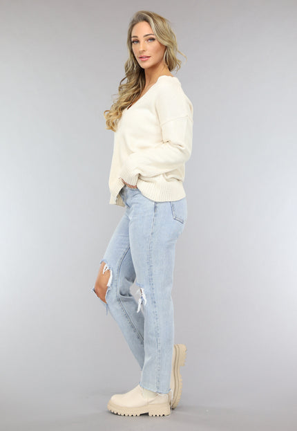 OP=OP! Korte Beige Fijn Gebreide Cardigan
