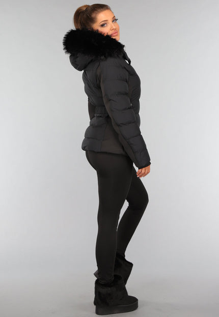 OP=OP.! Korte Zwarte Faux Fur Snowboots