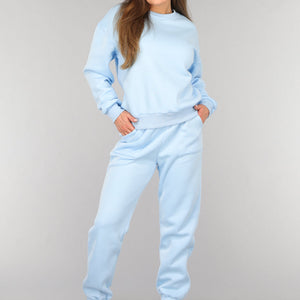OP=OP.! Lichtblauw Fleece Huispak