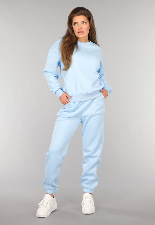 OP=OP.! Lichtblauw Fleece Huispak
