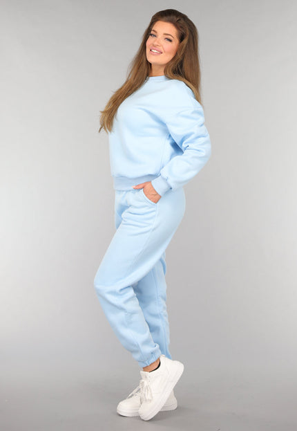OP=OP.! Lichtblauw Fleece Huispak