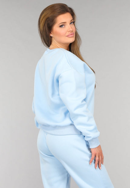 OP=OP.! Lichtblauw Fleece Huispak